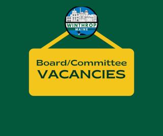board and committee vacancy sign