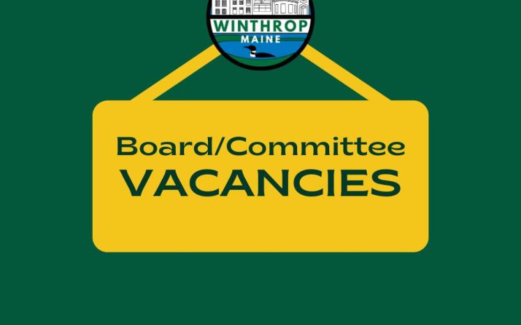 board and committee vacancy sign